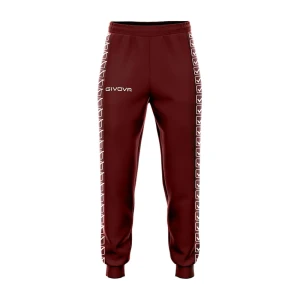 Givova Pantalon De Survêtement Terry Band Garnet XL Homme,Femme