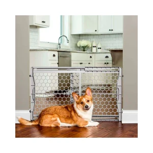Carlson Portail Extensible En Plastique Grey 58 x 71-107 cm