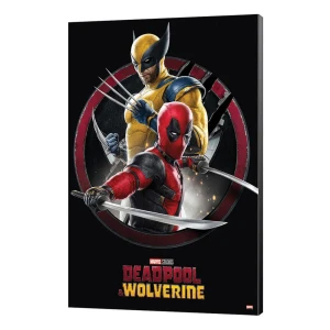 Semic Art Mural En Bois & 01 Affiches D´action Wolverine Deadpool Marvel 35x50 Cm Multicolor One Size unisex