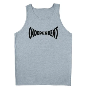 Independent T-shirt Sans Manches Span Sport Grey S Homme
