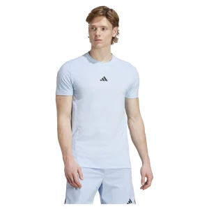 Adidas T-shirt à Manches Courtes Designed For Training Workout Glow Blue S
