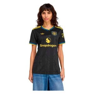 Adidas T-shirt à Manches Courtes Pour Femme Third Manchester United 25/26 Black XS Femme