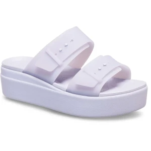 Crocs Claquettes Brooklyn Buckle Frostedlow Wedge Purple Moon EU 37-38 Femme
