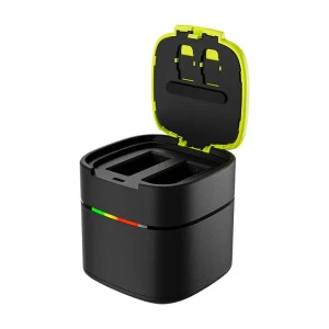 Telesin Boîte De Chargeur Double Canal Pour Gopro Hero 12/11/10/9 Accessoire De Caméra D´action à Charge Rapide Black One Size unisex