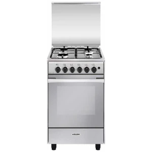 Vitrokitchen Cuisinière à Gaz Avec Four Un55in Glem 53x50 Cm 4 Feux Stainless Steel One Size unisex
