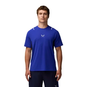 Castore T-shirt à Manches Courtes Apex Azure Blue / Midnight Navy / Silver Reflective L