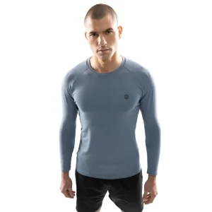 Siroko T-shirt à Manches Longues Aqua Blue XL