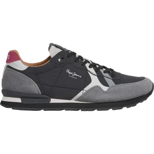 Pepe Jeans Baskets Brit Prints Dark Grey EU 44 Homme