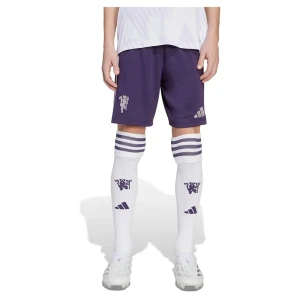 Adidas Shorts Junior Loin Manchester United 25/26 Aurora Plum 13-14 Années Garçon,Fille