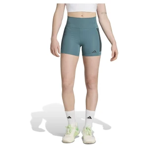 Adidas Leggings Courts Optime 3 Stripes 4´´ Preloved Teal XL