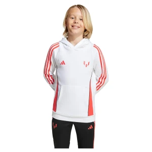 Adidas Sweat à Capuche Messi White 7-8 Années Garçon,Fille