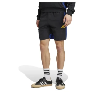 Adidas Short Tiro 25 Essentials Woven Black / Semi Lucid Blue / Crew Yellow L Homme