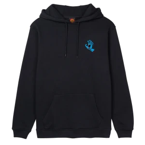 Santa Cruz Sweat à Capuche Screaming Hand Chest Black S Homme,Femme