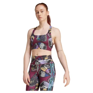 Adidas Soutien-gorge De Sport à Impact Moyen X Farm Black / Amazon Red / Energy Ink M