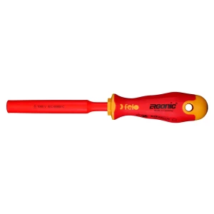 Felo Tournevis à Douille Hexagonale Ergonic Vde M-tec Red / Yellow 8 mm