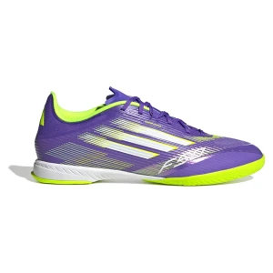 Adidas Chaussures De Futsal F50 League Purple Rush / Ftwr White / Lucid Lemon EU 43 1/3 Homme,Femme