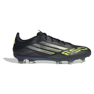 Adidas Chaussures De Football F50 Pro Fg Core Black / Iron Met / Lucid Lemon EU 46 Homme