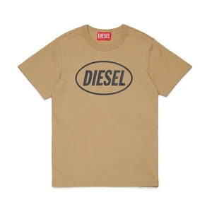 Diesel Kids T-shirt à Manches Courtes J02464 Beige Cord 14 Années Garçon,Fille