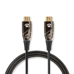 Nedis Câble Hdmi Optique Actif Haute Vitesse Cvbg3400bk100 Avec Ethernet Hdmi-hdmi 4k 18 Gbps 10 M 60hz Black One Size unisex