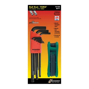 Bondhus Juego De Llaves Allen T9-40 9 Piezas Chrome One Size