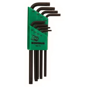 Bondhus Juego De Llaves Torx Extra Largas T9-40 8 Piezas Black One Size