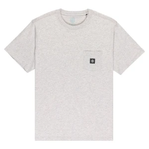 Element T-shirt à Manches Courtes Icon Label Pocket Mid Grey Heather XL Homme