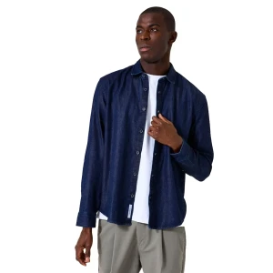 Garcia Chemise à Manches Longues I51285 Dark Used 2XL Homme