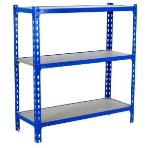 Simonclick Estantería Metálica Maderclick Mini 3/300 1000 1000x800x300 Mm Blue / Wood One Size