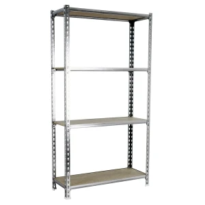 Simonclick Estantería Metálica Maderclick Plus 4/500 1500 1500x1000x500 Mm Galva / Wood One Size