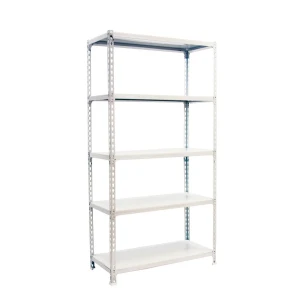Simonclick Estantería Metálica Megaplus 5/300 2000x1200x300 Mm White One Size