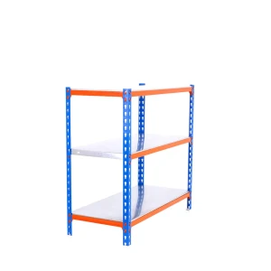 Simonclick Estantería Metálica Mini 3/300 900 900x800x300 Mm Blue / Orange / Galva One Size
