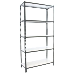 Simonclick Estantería Metálica Superplus 5/400 2000x1100x400 Mm Anthracite / White One Size