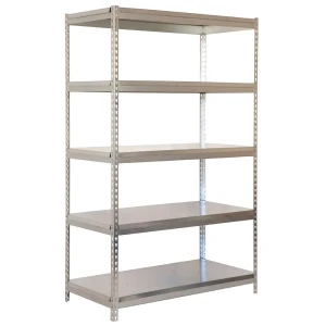 Simontaller-simonforte Estantería Metálica Bricoforte 1004-5 Metal 2000x1000x450 Mm Galvanized One Size