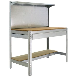 Simonwork (bancos De Trabajo) Étagère Métallique Bt3 Box 1445x910x610 Mm Galva / Wood One Size