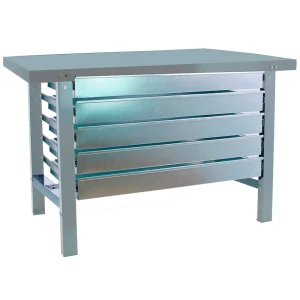 Simonwork (bancos De Trabajo) Établi Bt6 5box 830x1800x730 Mm Grey One Size