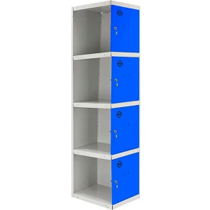 Simonlocker Montadas Taquilla Prof.dism.1/4 300 Adi 1800x300x500 Mm Grey / Blue One Size