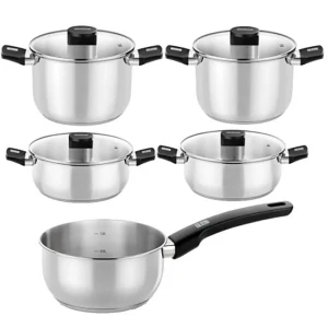 Monix Ensemble De Cuisine En Acier Inoxydable Silver One Size