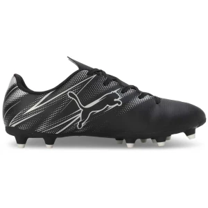 Puma Chaussures De Football Junior Attacanto Fg/ag Black / Silver EU 30 Garçon,Fille