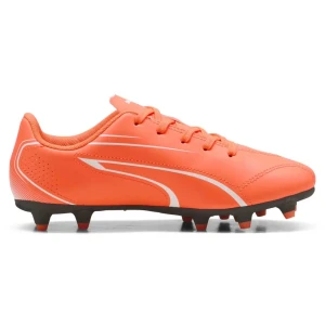 Puma Chaussures De Football Junior Vitoria Fg/ag Red / Black EU 35 1/2 Garçon,Fille