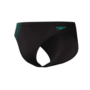 Speedo Bañador Slip Endurance+ Tech Panel 7 Cm Black / Turquoise Gem UK 30