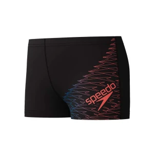 Speedo Bañador Corto Medley Logo Anthracite / Neon Coral 13-14 Años