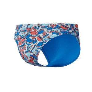 Speedo Bañador Slip Ml Printed Fast Lane Feast / Lagoon Blue UK 30