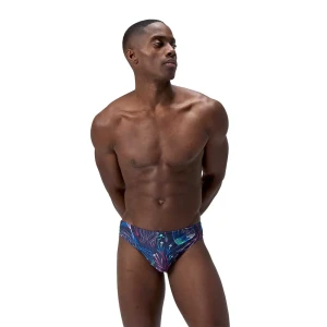 Speedo Bañador Slip Print 2´´ Flare Pink UK 38
