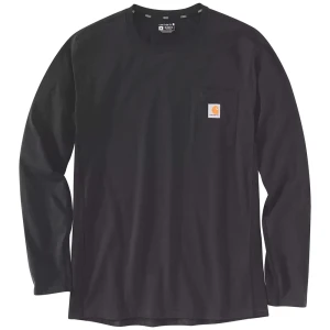 Carhartt Camiseta De Manga Larga Forceâ„¢ Relaxed Black S