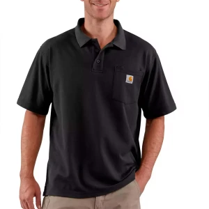 Carhartt Polo à Manches Courtes Black M Homme