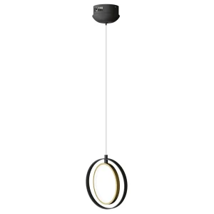 Aigostar Lámpara Colgante Led 15w 2700k 1650 Lumens Black / Golden One Size