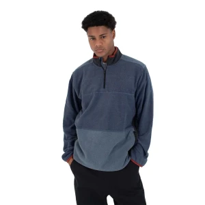Hurley Polaire Demi-zip Blocked Windchill Obsidian M Homme