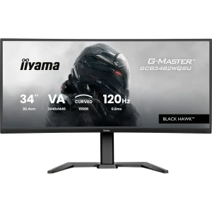 IIYAMA Écran Gaming G-master Gcb3482wqsu-b1 34´´ Uwqhd Va Led 120hz Black One Size unisex