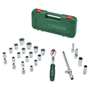 Bosch Diy Jeu De Douilles Et De Cliquet 1/2´´ 25 Pièces Grey One Size