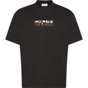 Calvin Klein Jeans T-shirt à Manches Courtes Lv04rd808g Black S Homme